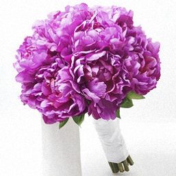 Bouquet with medium pink Peonies